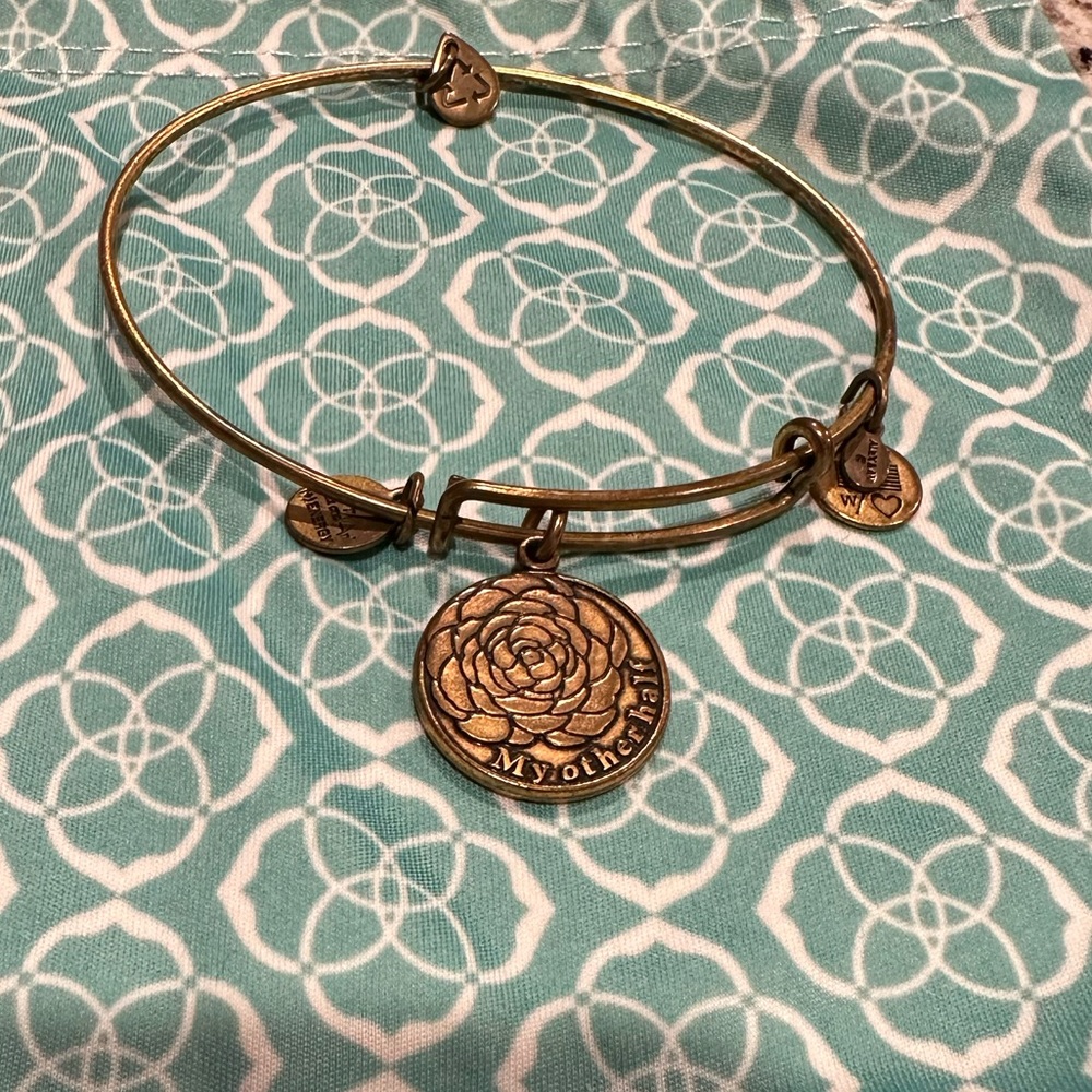 Alex and ani gold ‘my other half’ bracelet
